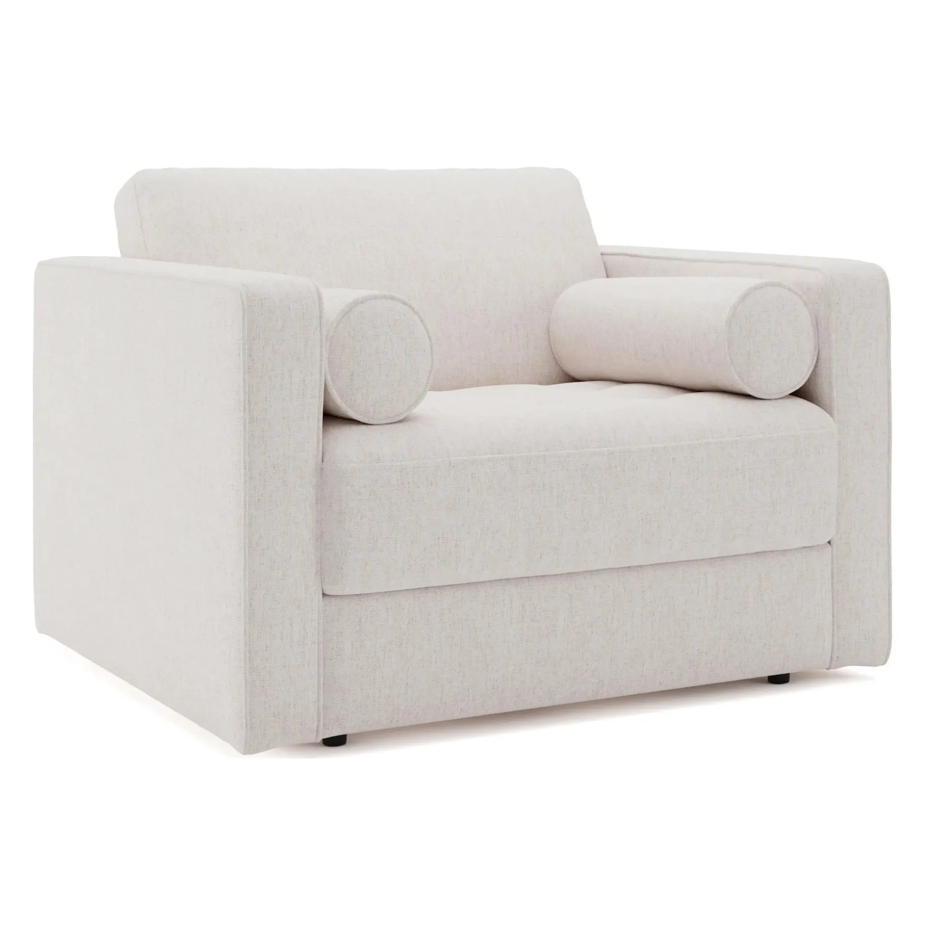 Sven 45.5" Tufted Sleeper Chair - Napa White