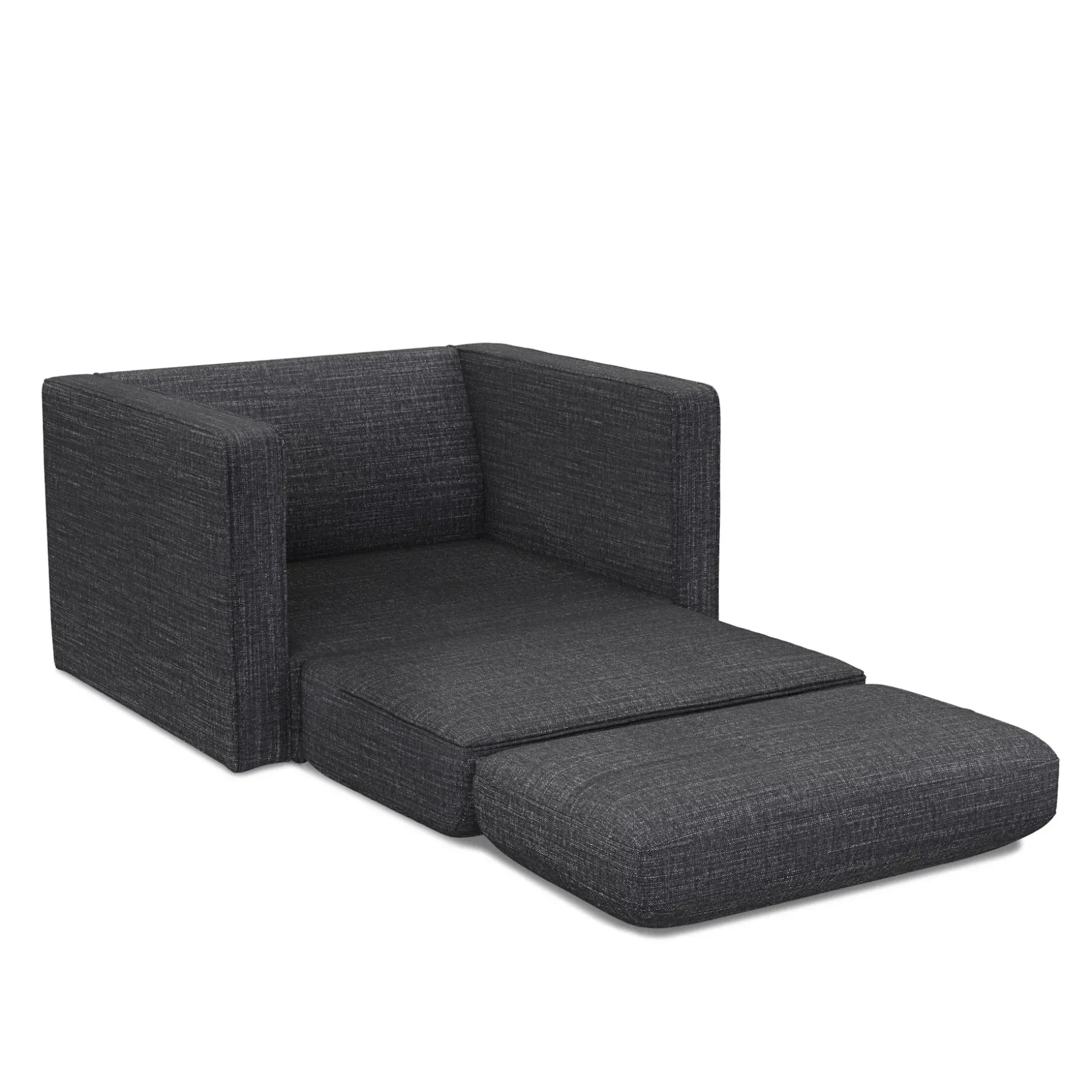 Sven 45.5" Tufted Sleeper Chair - Napa Charcoal