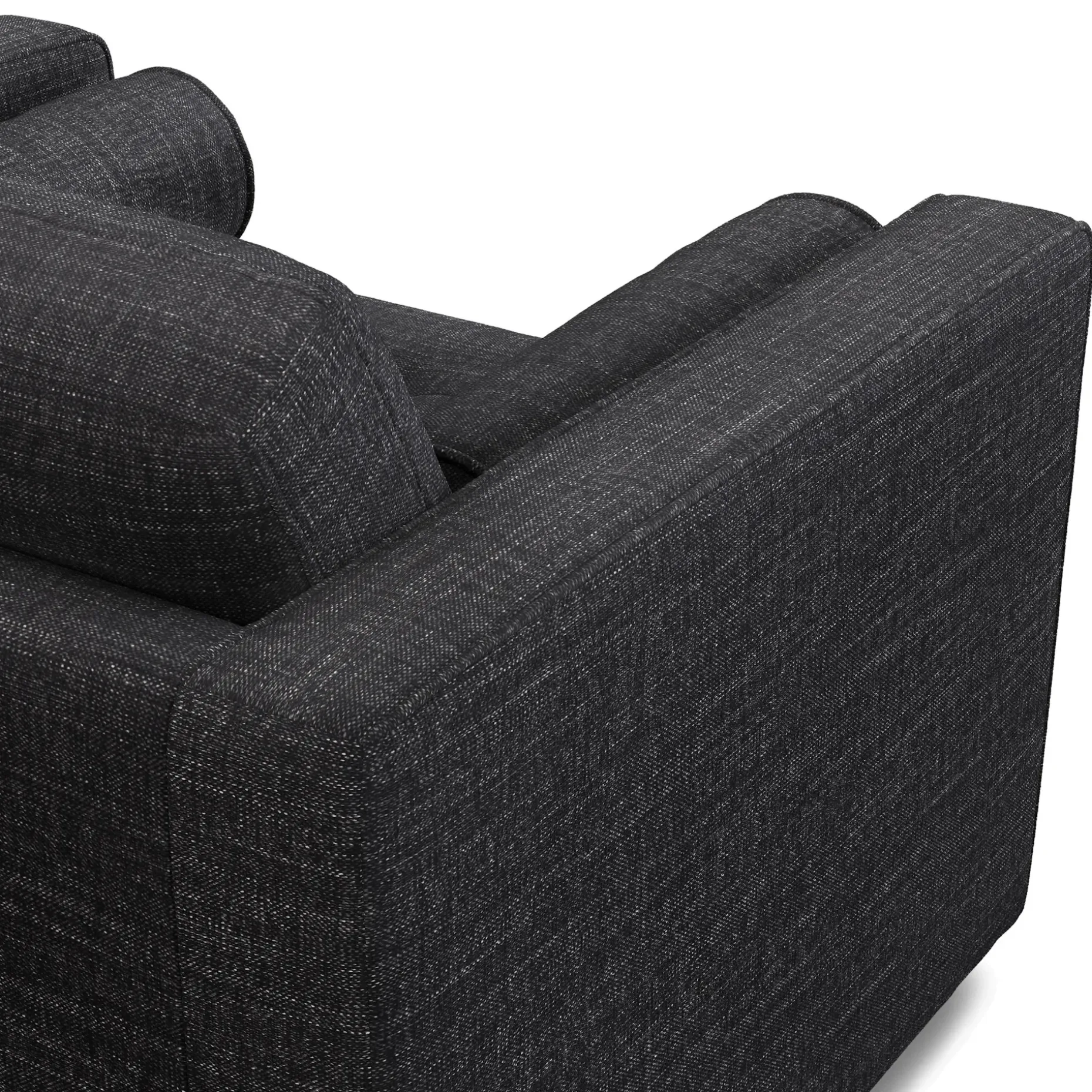 Sven 45.5" Tufted Sleeper Chair - Napa Charcoal