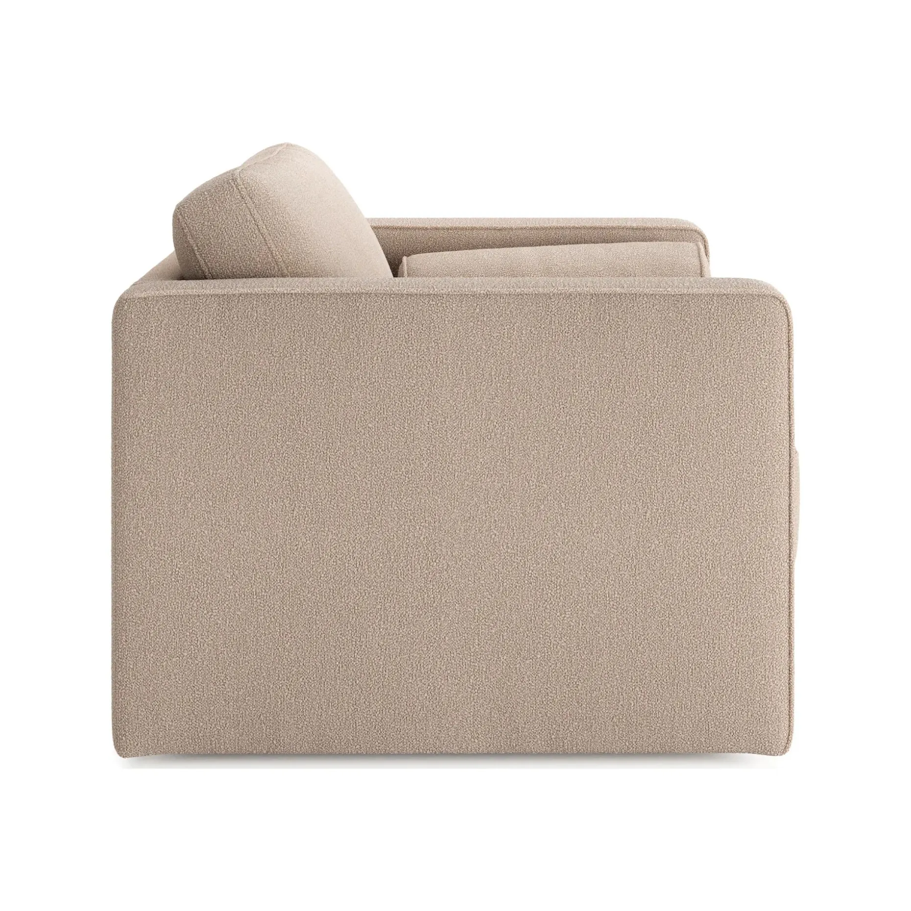 Sven 45.5" Tufted Sleeper Chair - Sandstone Wool Bouclé