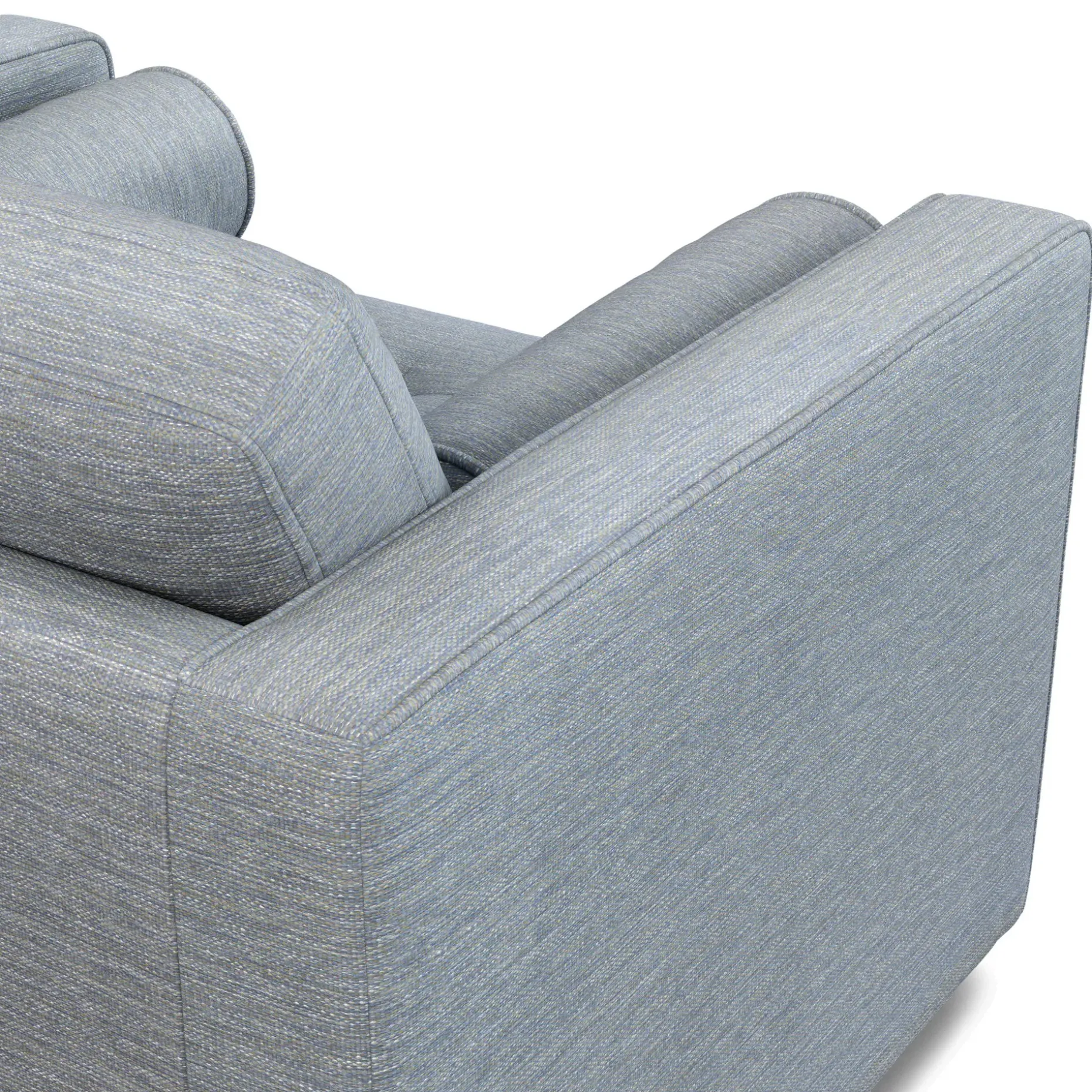 Sven 45.5" Tufted Sleeper Chair - Silver Light Blue
