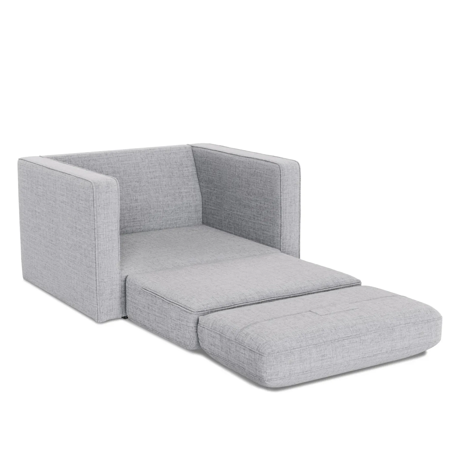 Sven 45.5" Tufted Sleeper Chair - Stone Gray