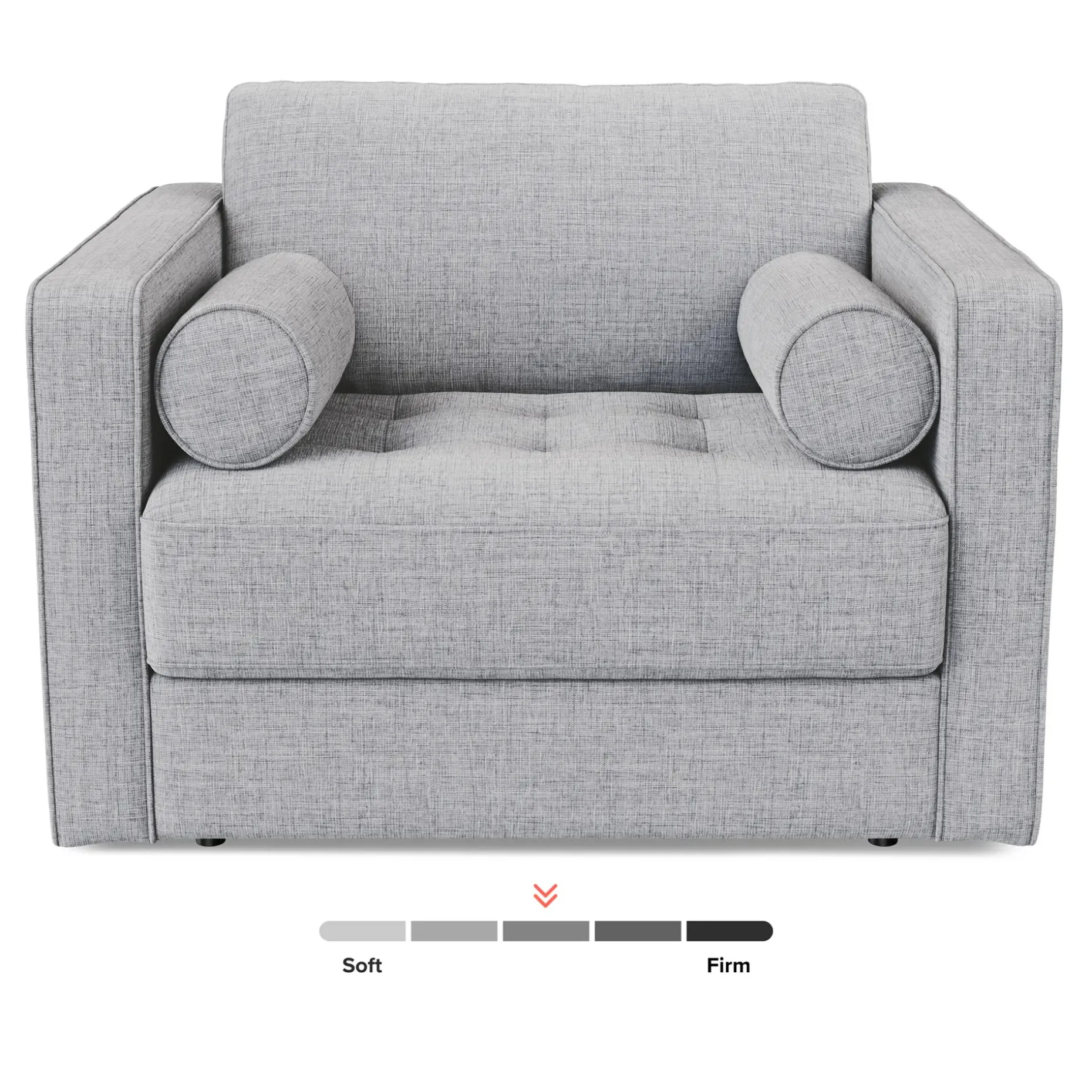 Sven 45.5" Tufted Sleeper Chair - Stone Gray