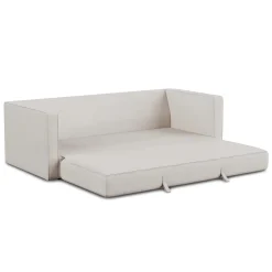 Sven 88" Tufted Sofa Bed - Biscuit Cream