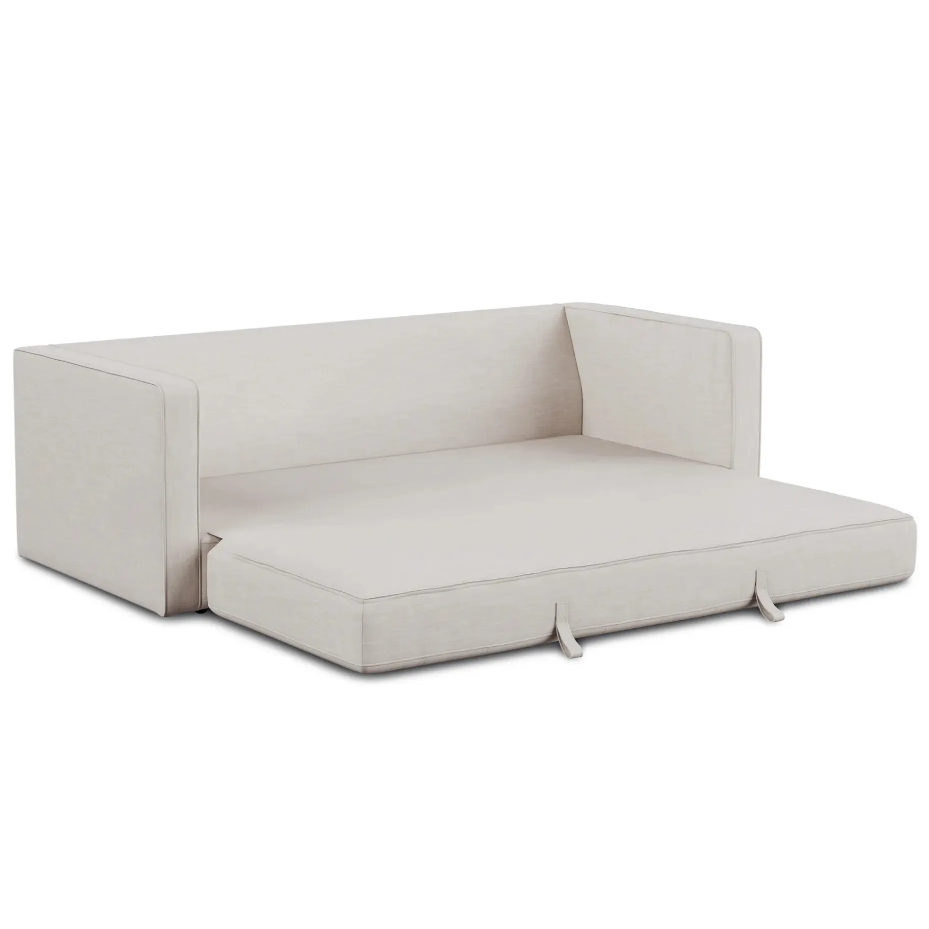 Sven 88" Tufted Sofa Bed - Biscuit Cream