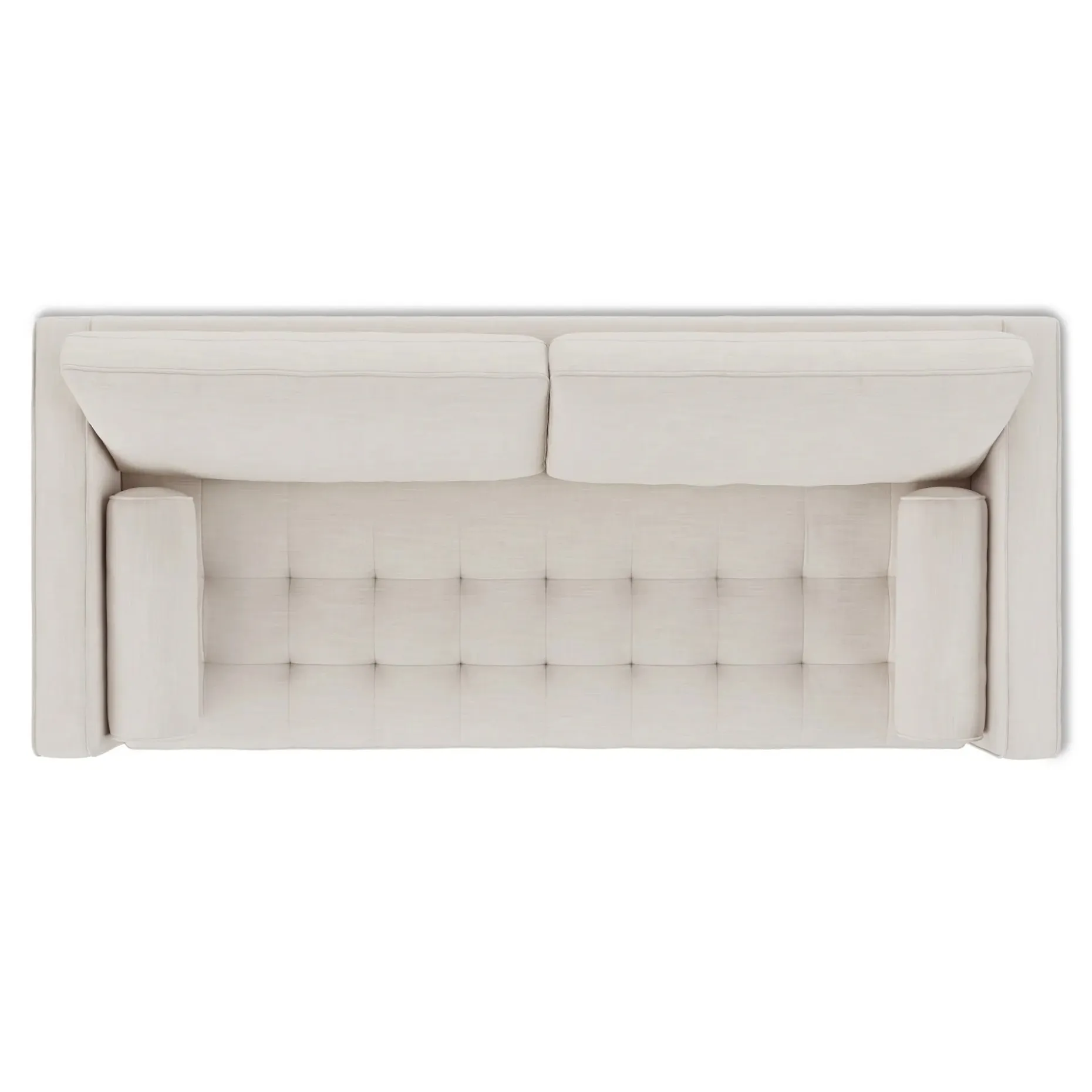 Sven 88" Tufted Sofa Bed - Biscuit Cream