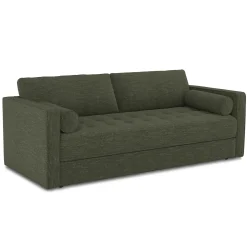 Sven 88" Tufted Sofa Bed - Fir Green