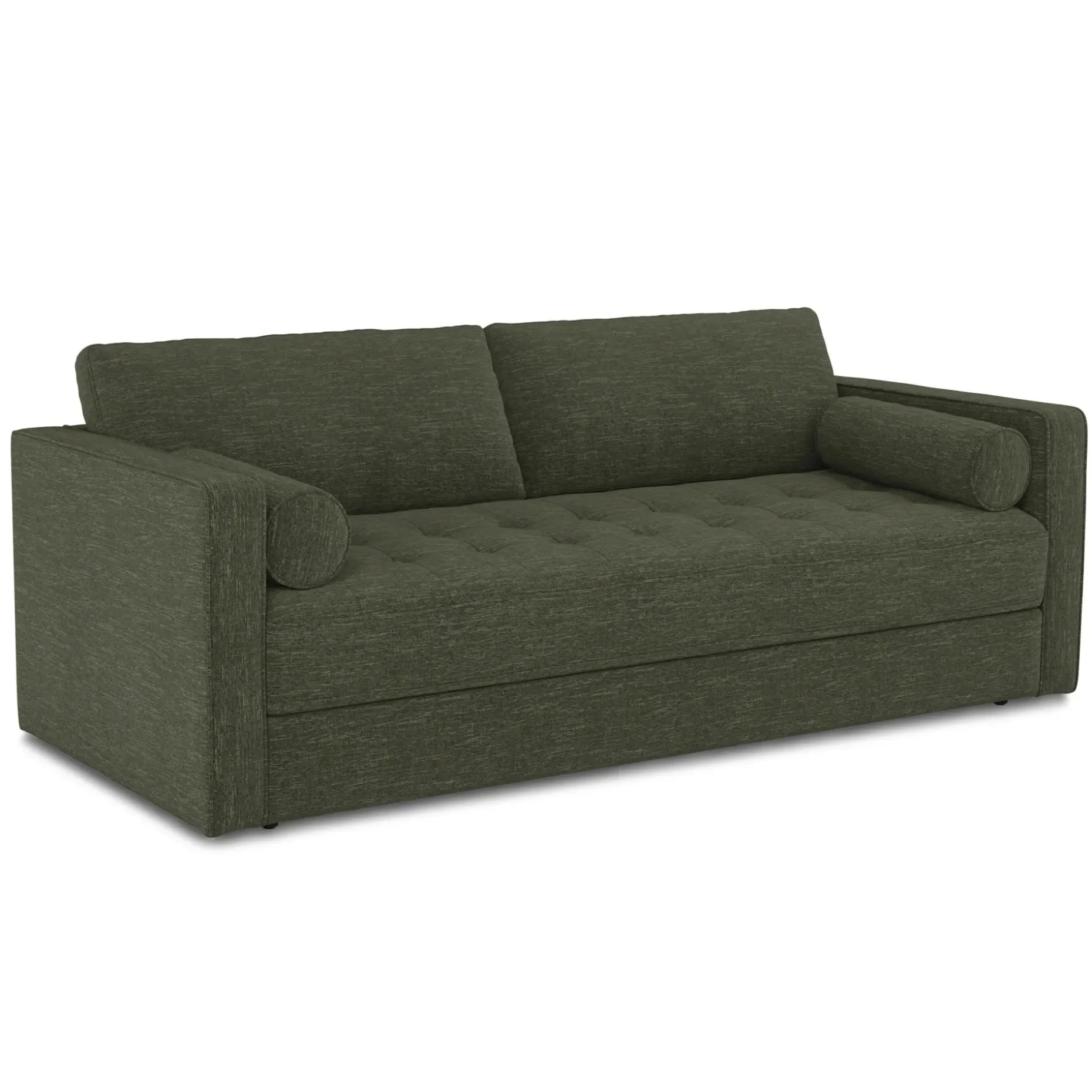 Sven 88" Tufted Sofa Bed - Fir Green