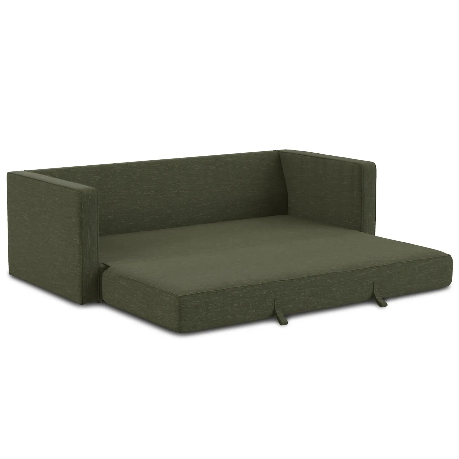 Sven 88" Tufted Sofa Bed - Fir Green