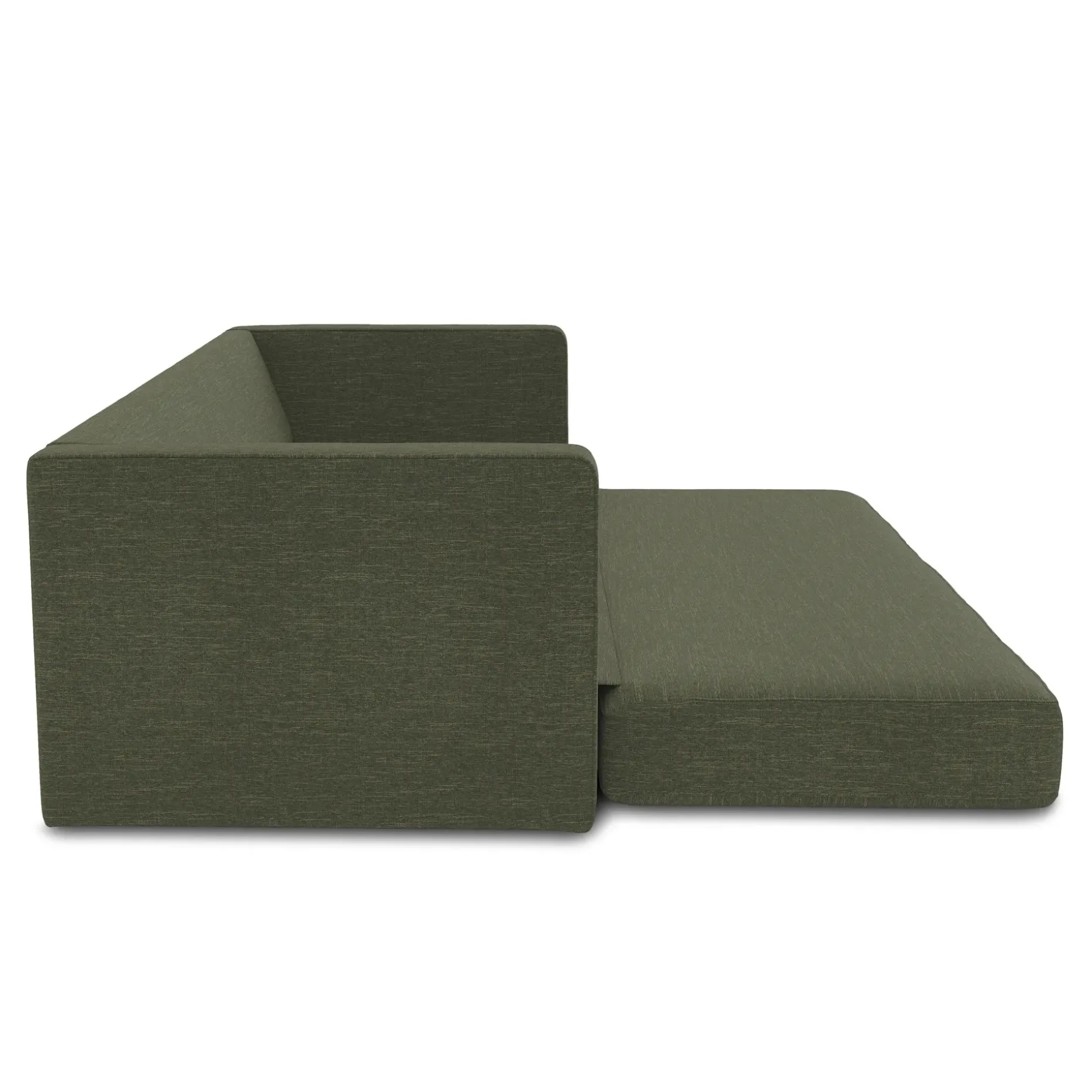 Sven 88" Tufted Sofa Bed - Fir Green