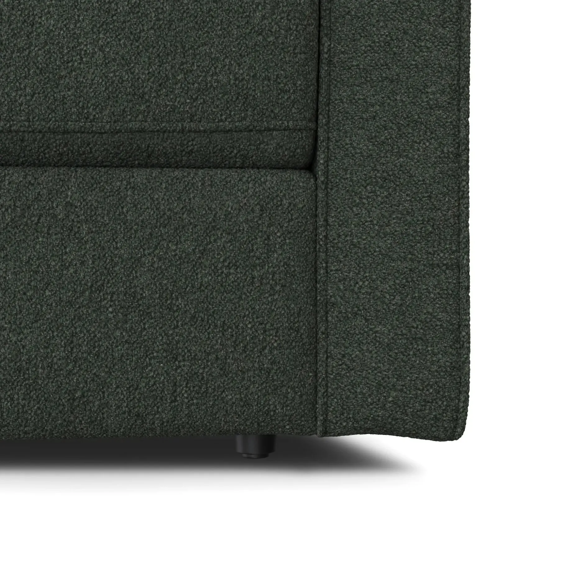 Sven 88" Tufted Sofa Bed - Green Wool Bouclé