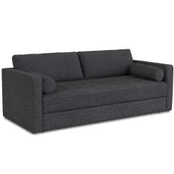 Sven 88" Tufted Sofa Bed - Napa Charcoal