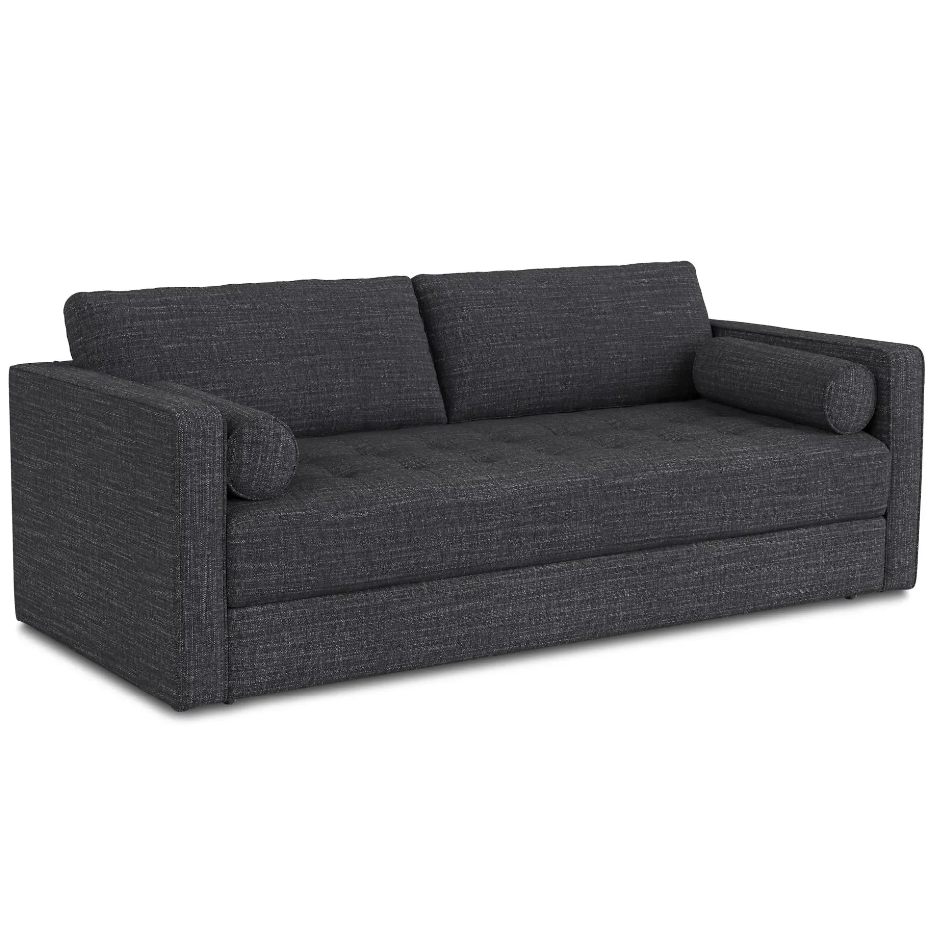Sven 88" Tufted Sofa Bed - Napa Charcoal