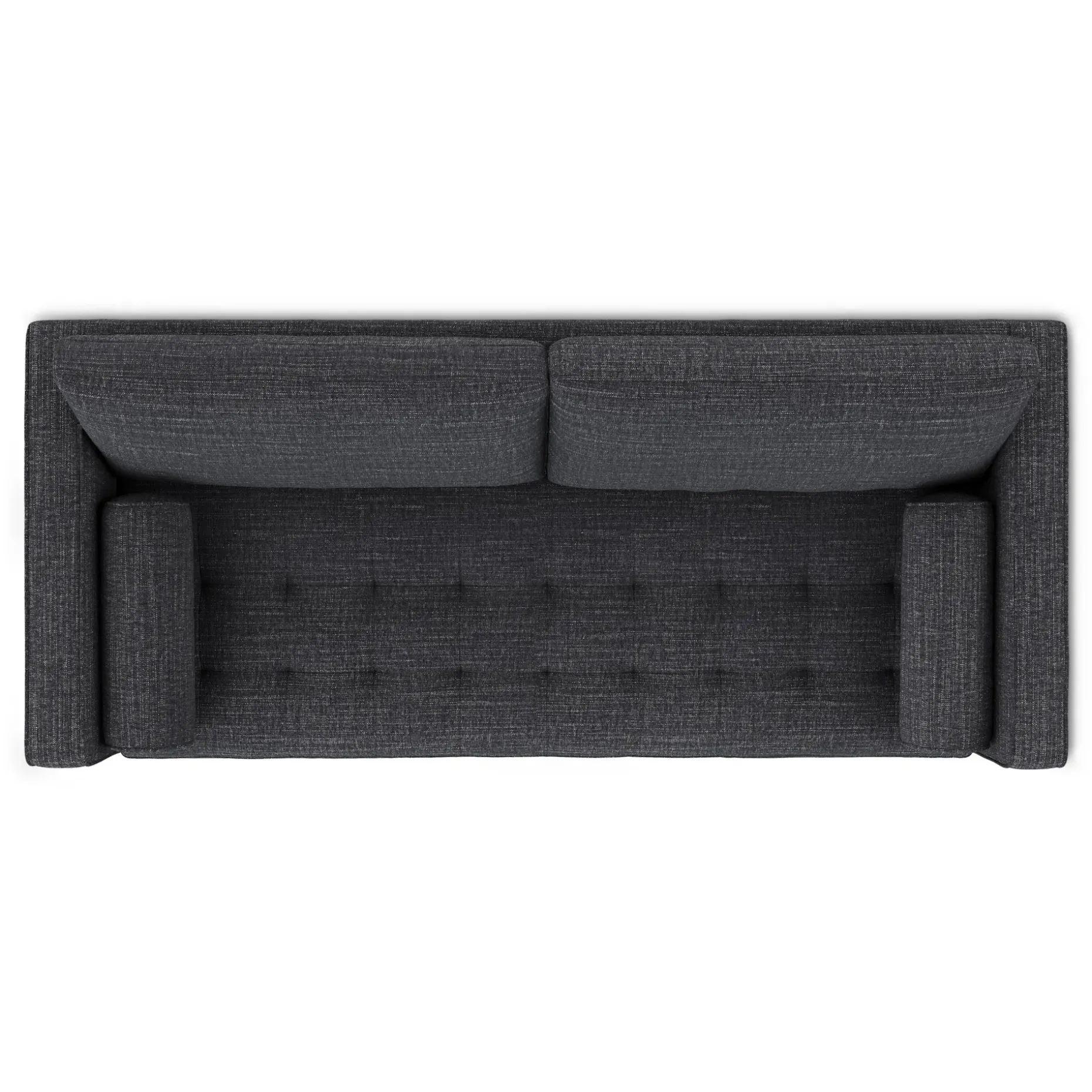 Sven 88" Tufted Sofa Bed - Napa Charcoal