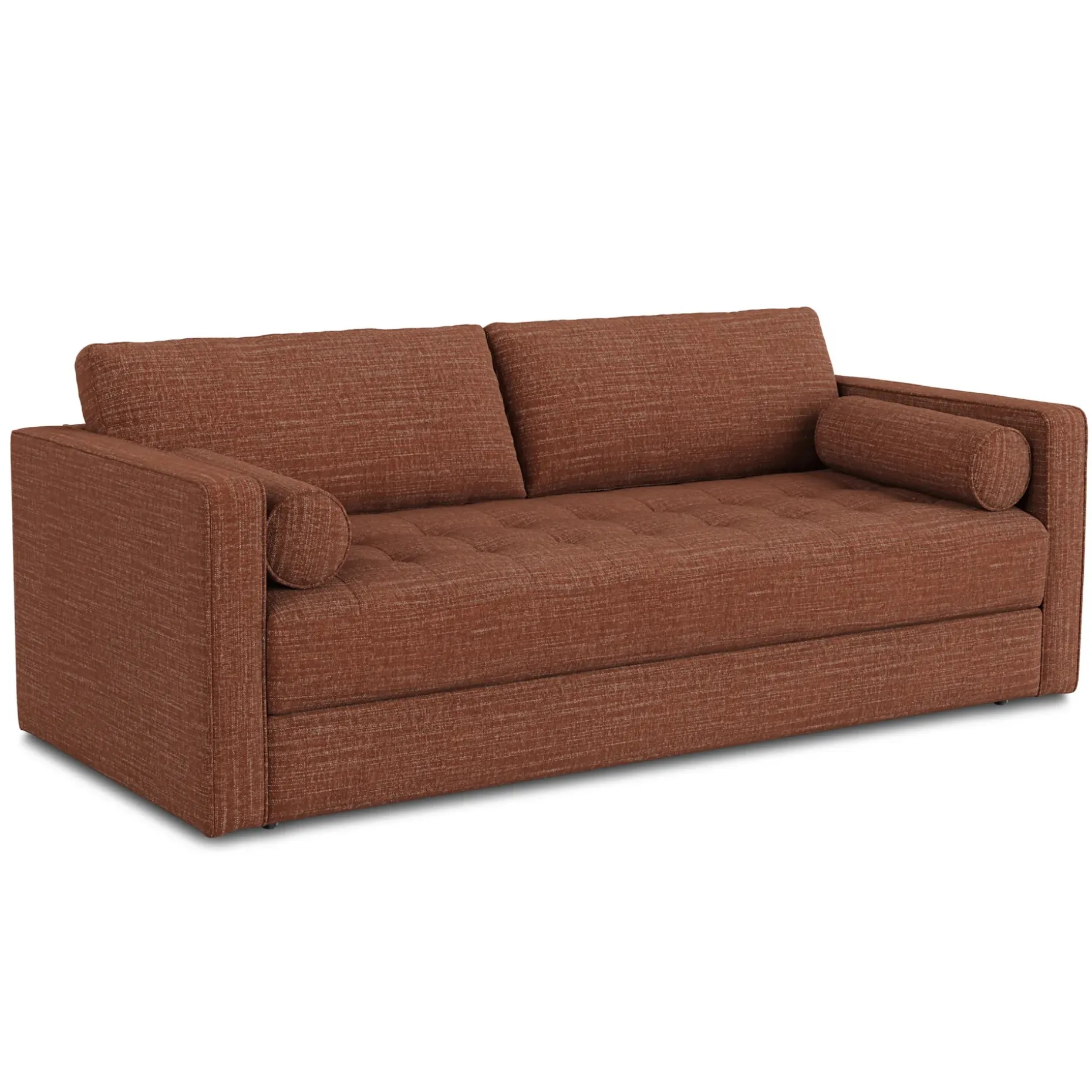 Sven 88" Tufted Sofa Bed - Napa Rust