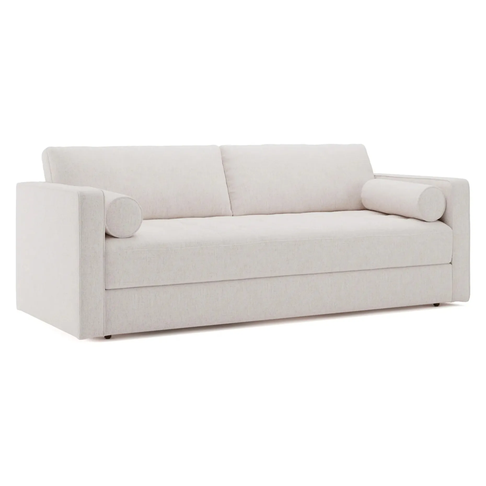 Sven 88" Tufted Sofa Bed - Napa White