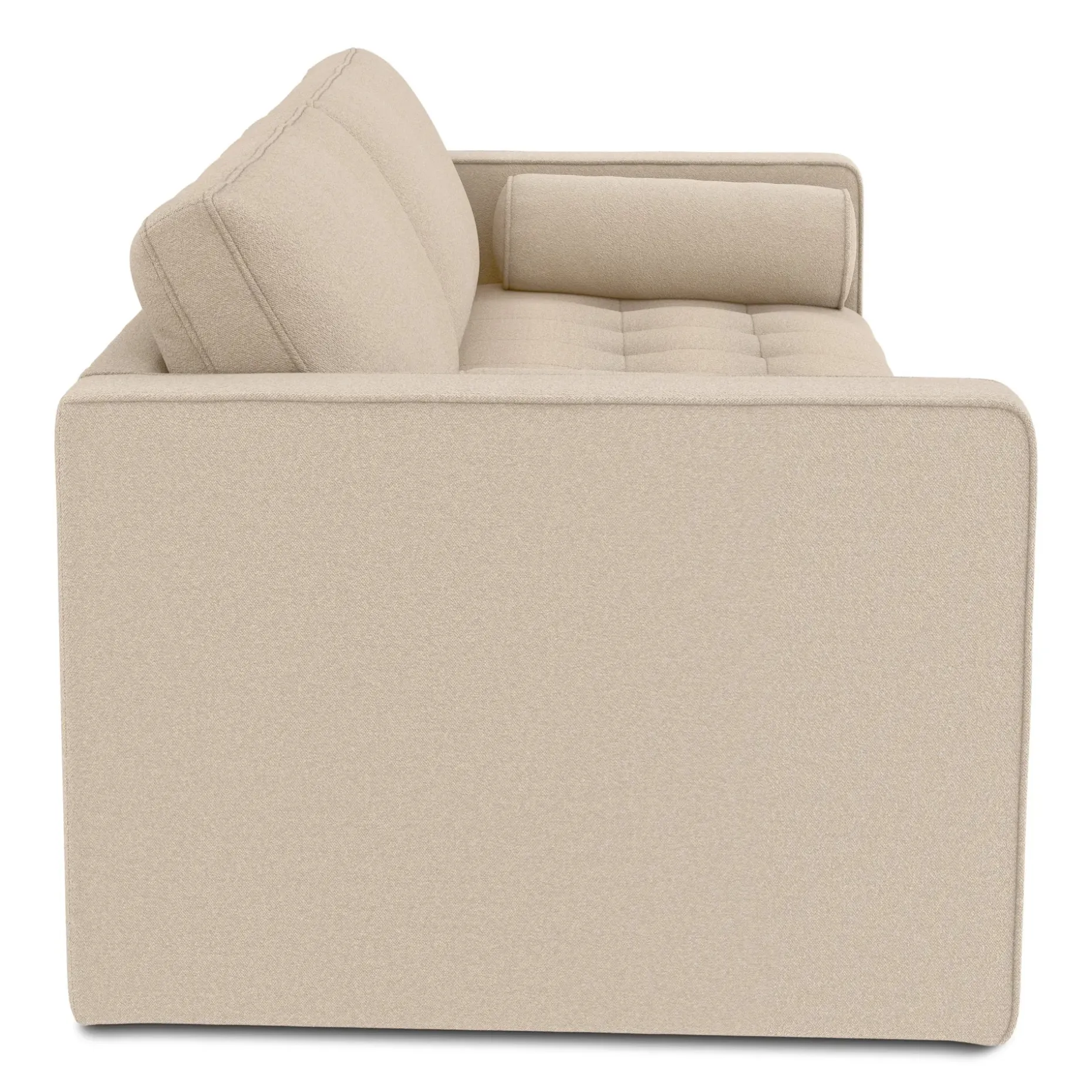 Sven 88" Tufted Sofa Bed - Ratine Buff