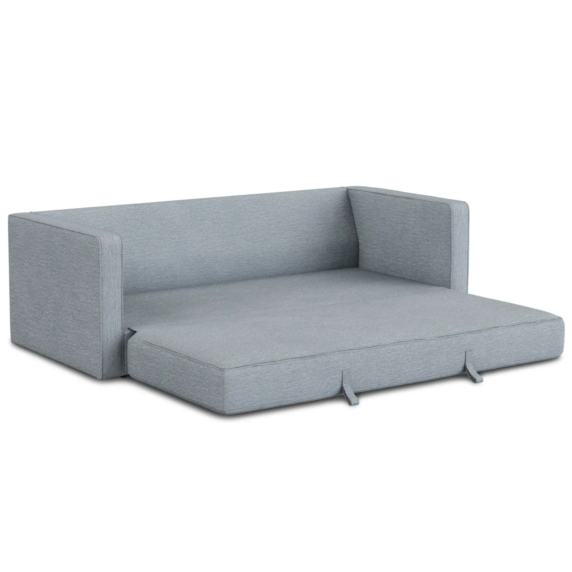 Sven 88" Tufted Sofa Bed - Silver Light Blue