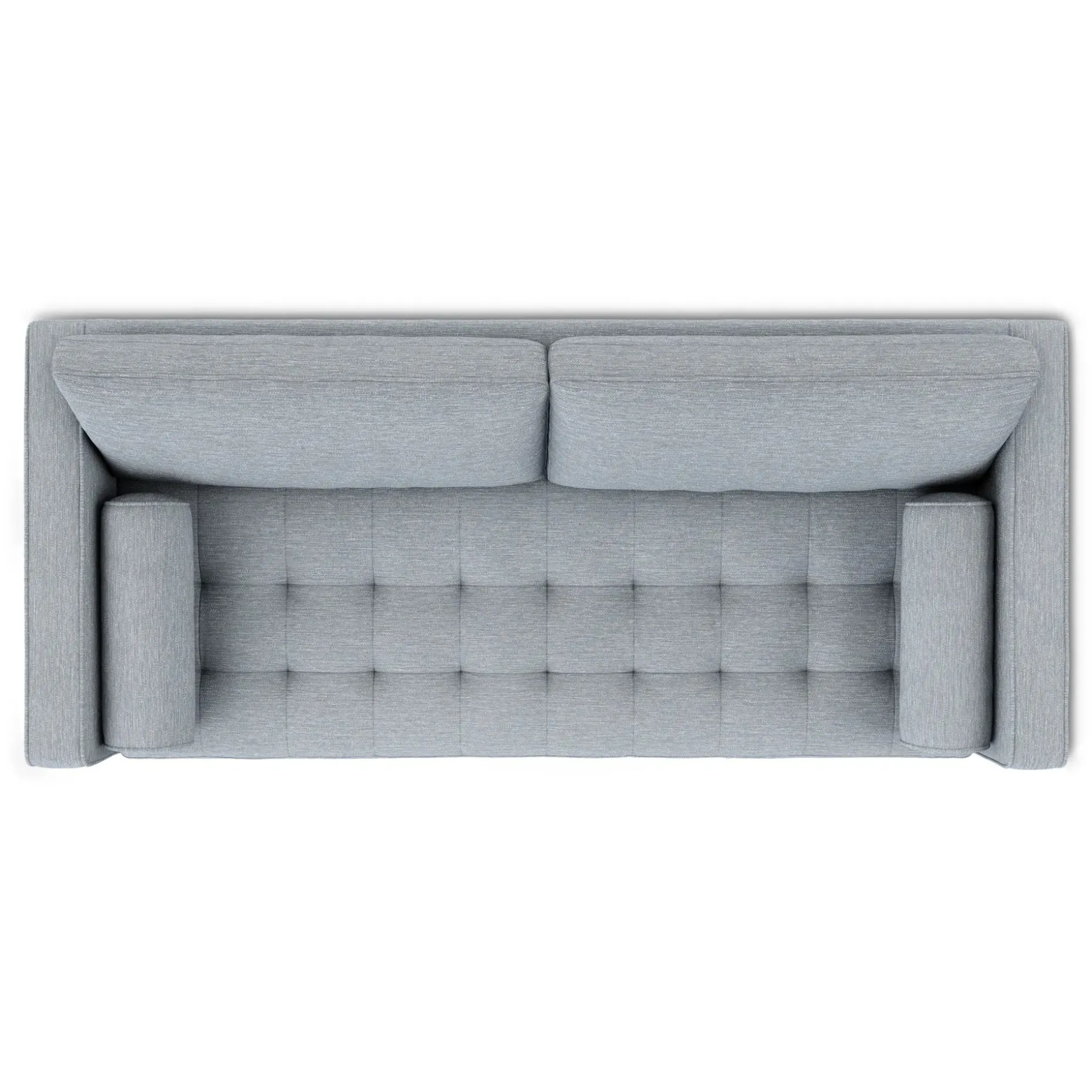 Sven 88" Tufted Sofa Bed - Silver Light Blue