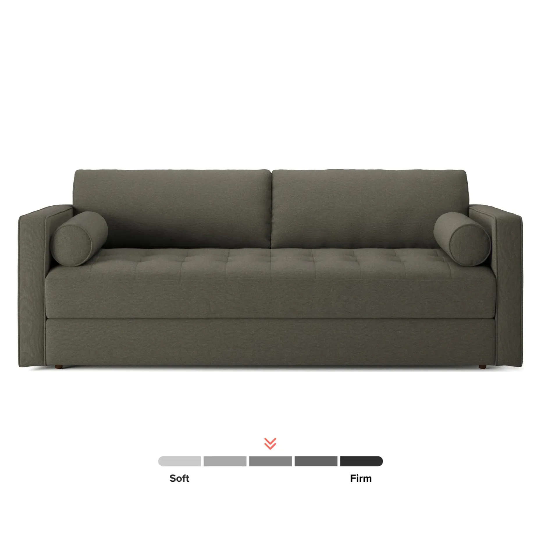 Sven 88" Tufted Sofa Bed - Silver Moss