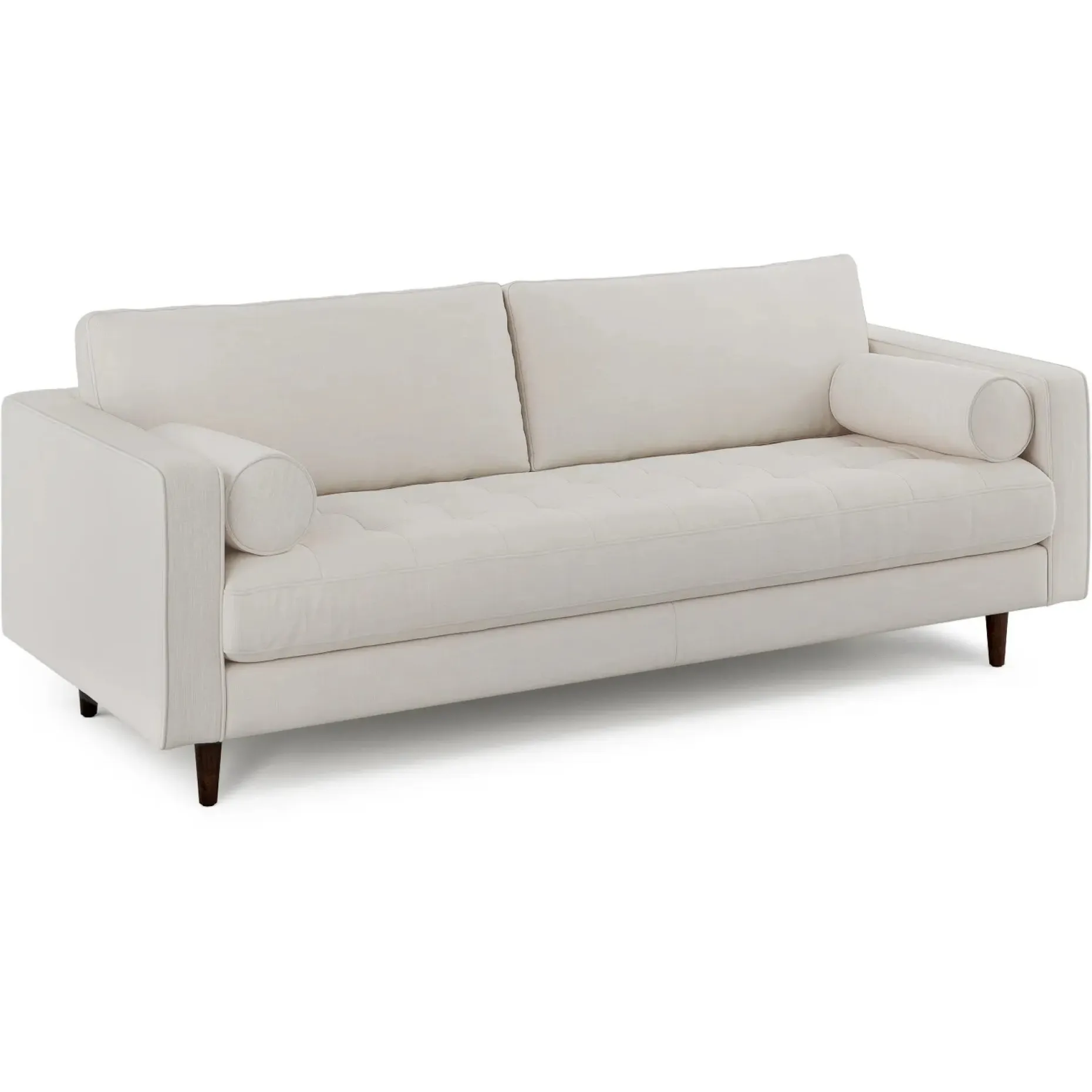 Sven 88" Tufted Sofa - Biscuit Cream