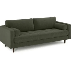 Sven 88" Tufted Sofa - Fir Green