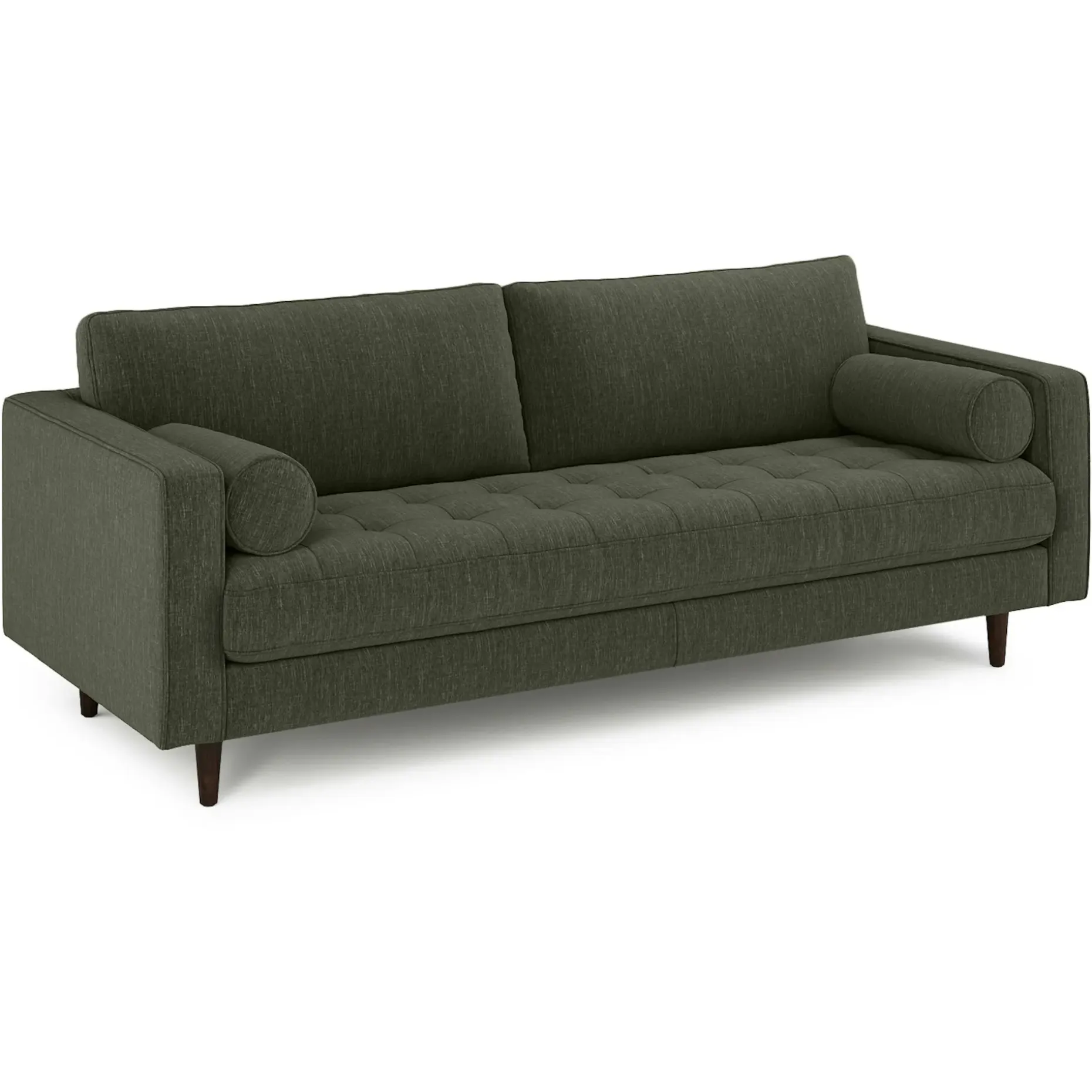 Sven 88" Tufted Sofa - Fir Green
