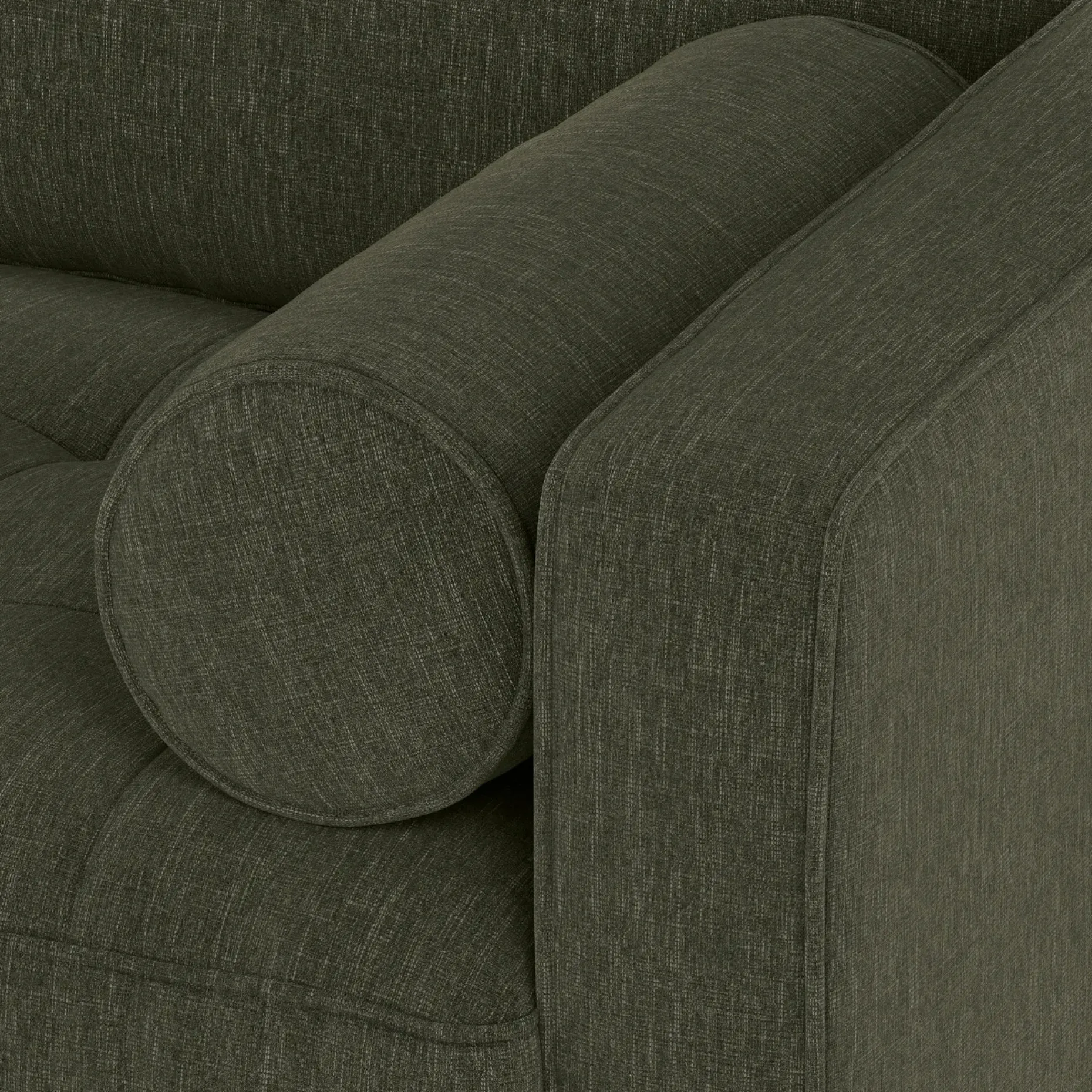 Sven 88" Tufted Sofa - Fir Green