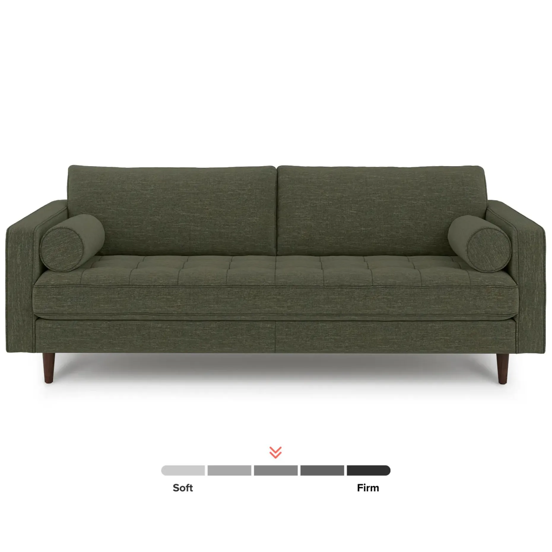 Sven 88" Tufted Sofa - Fir Green
