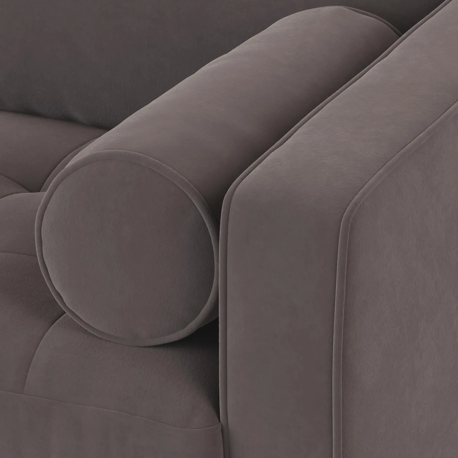 Sven 88" Tufted Sofa - Hale Warm Gray