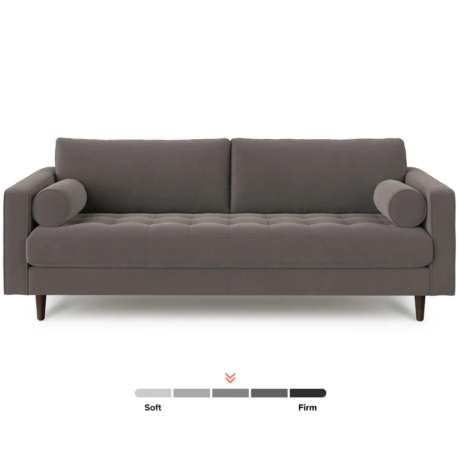 Sven 88" Tufted Sofa - Hale Warm Gray