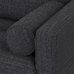 Sven 88" Tufted Sofa - Napa Charcoal