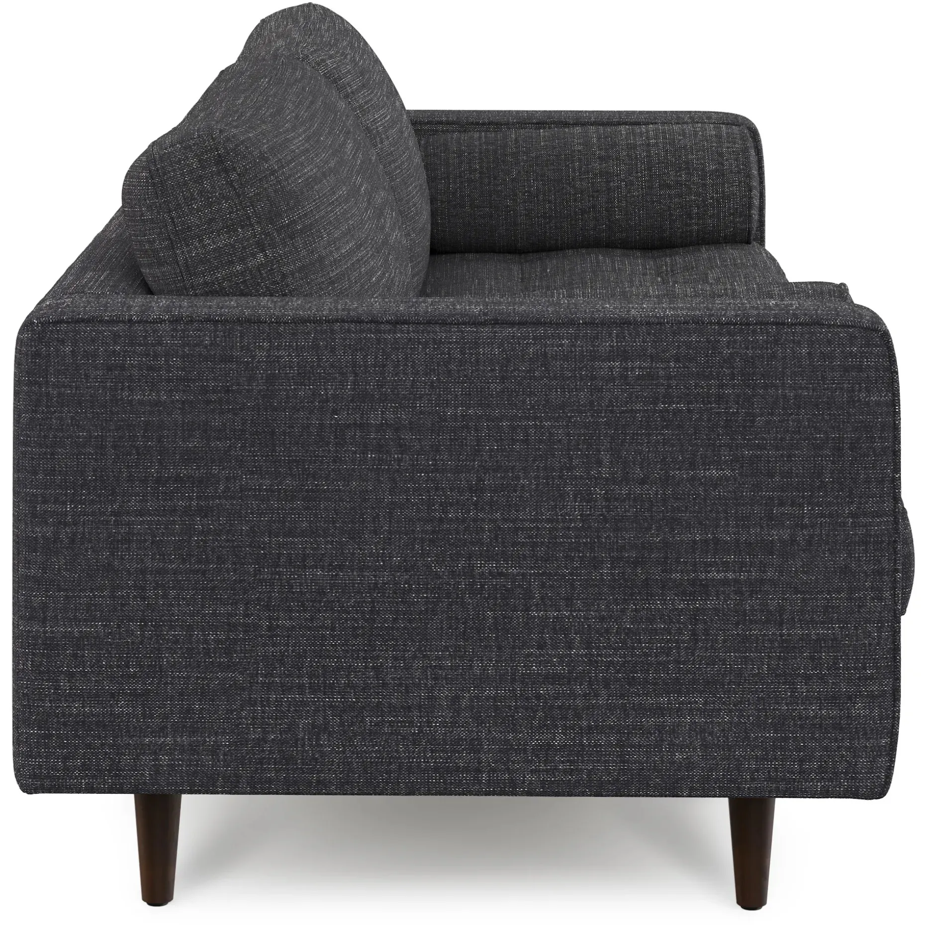 Sven 88" Tufted Sofa - Napa Charcoal