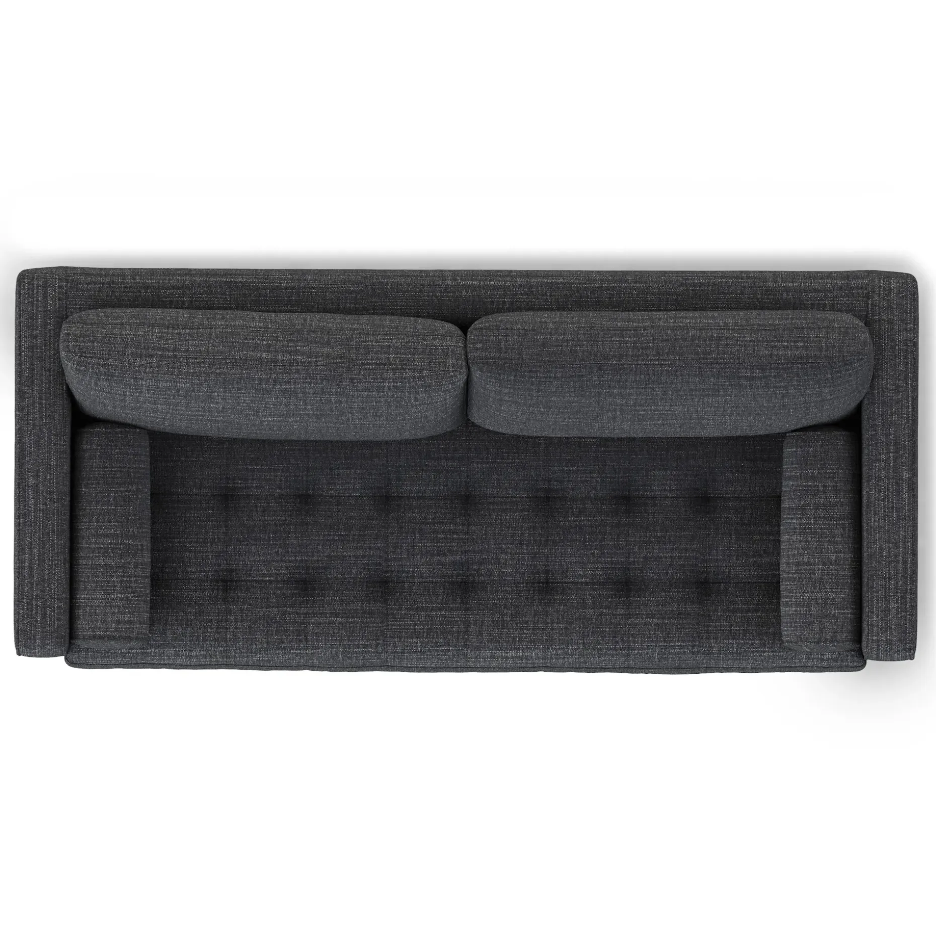 Sven 88" Tufted Sofa - Napa Charcoal