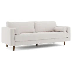 Sven 88" Tufted Sofa - Napa White