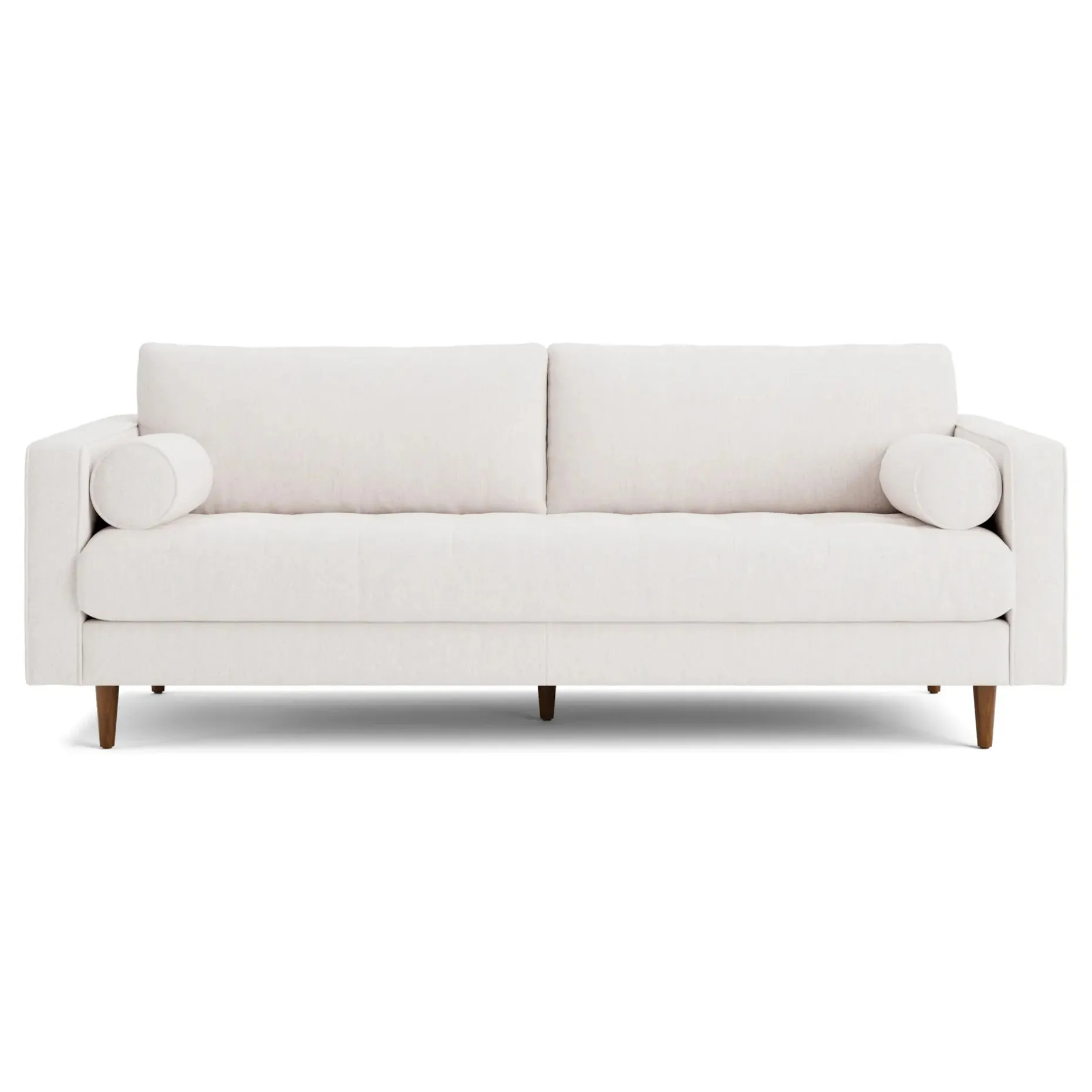 Sven 88" Tufted Sofa - Napa White