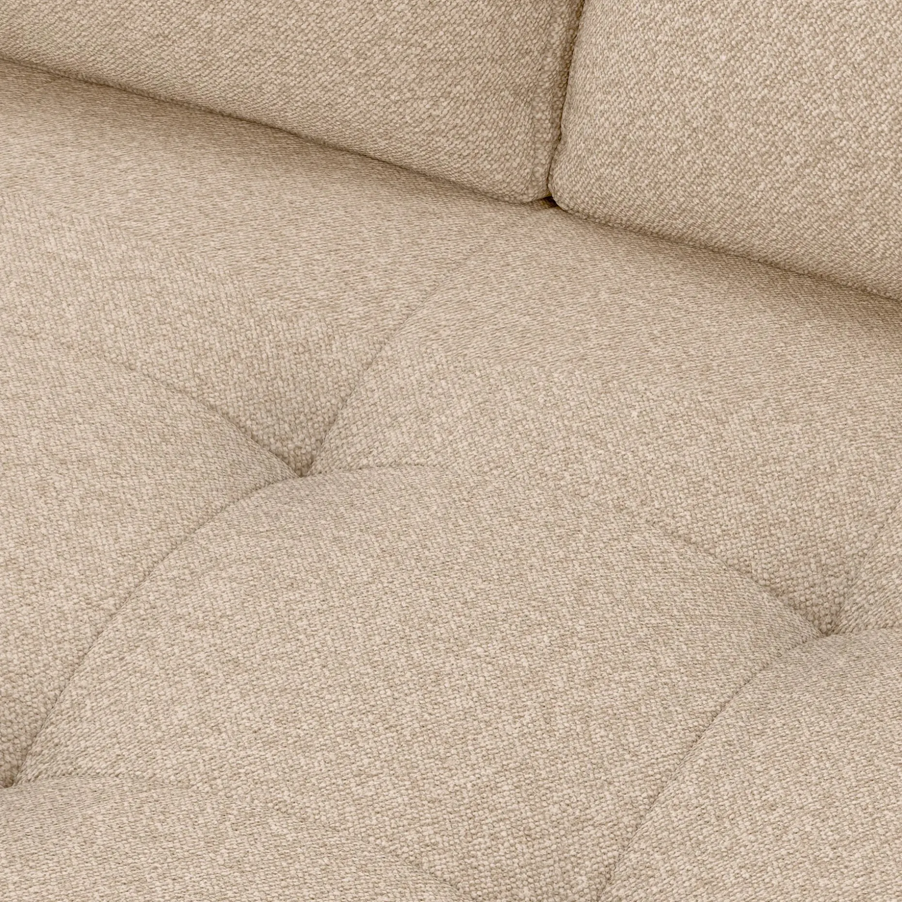 Sven 88" Tufted Sofa - Ratine Buff