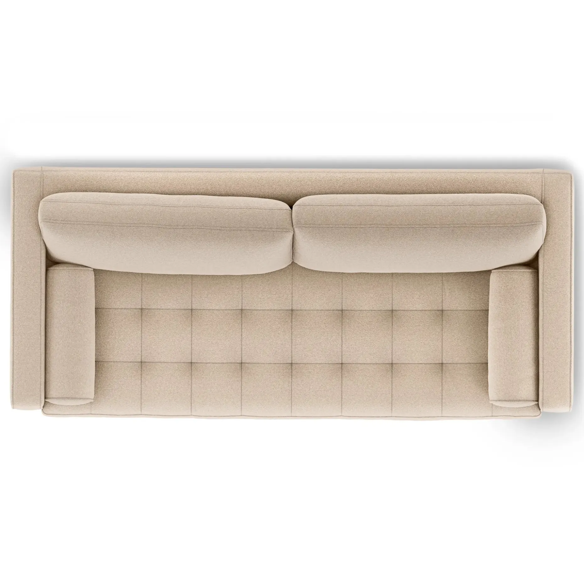 Sven 88" Tufted Sofa - Ratine Buff
