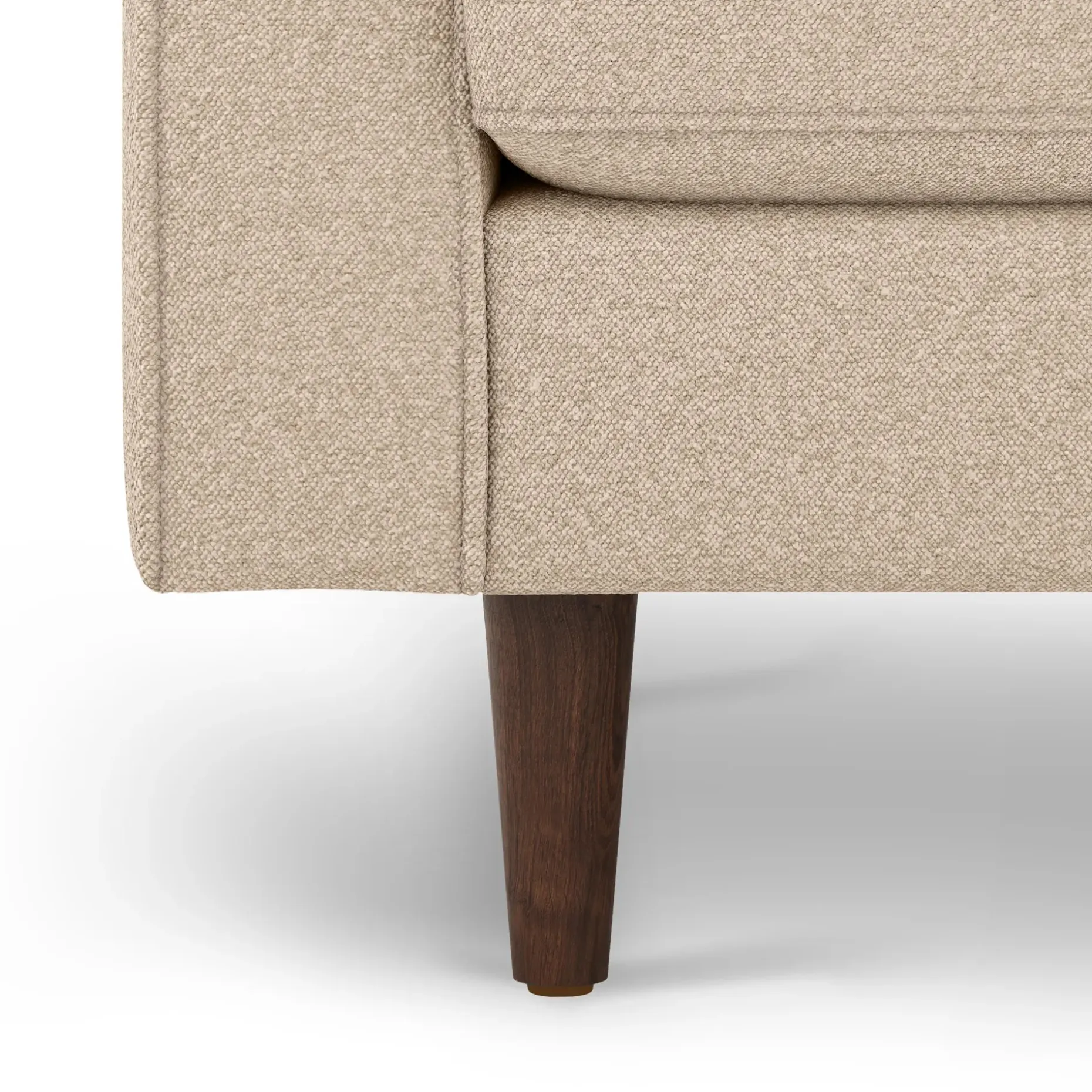 Sven 88" Tufted Sofa - Ratine Buff