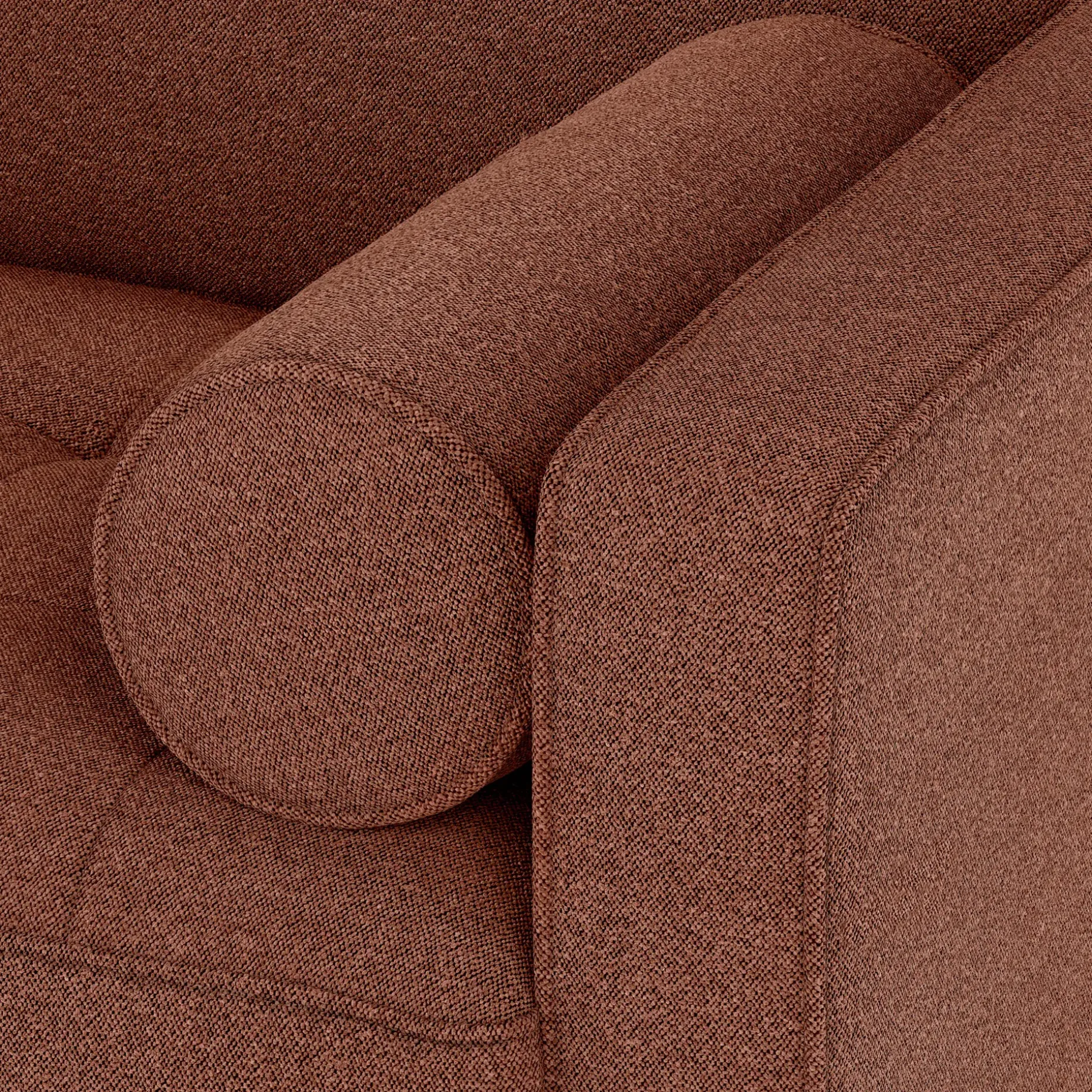 Sven 88" Tufted Sofa - Ratine Oxide
