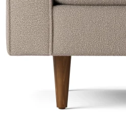 Sven 88" Tufted Sofa - Sandstone Wool Bouclé