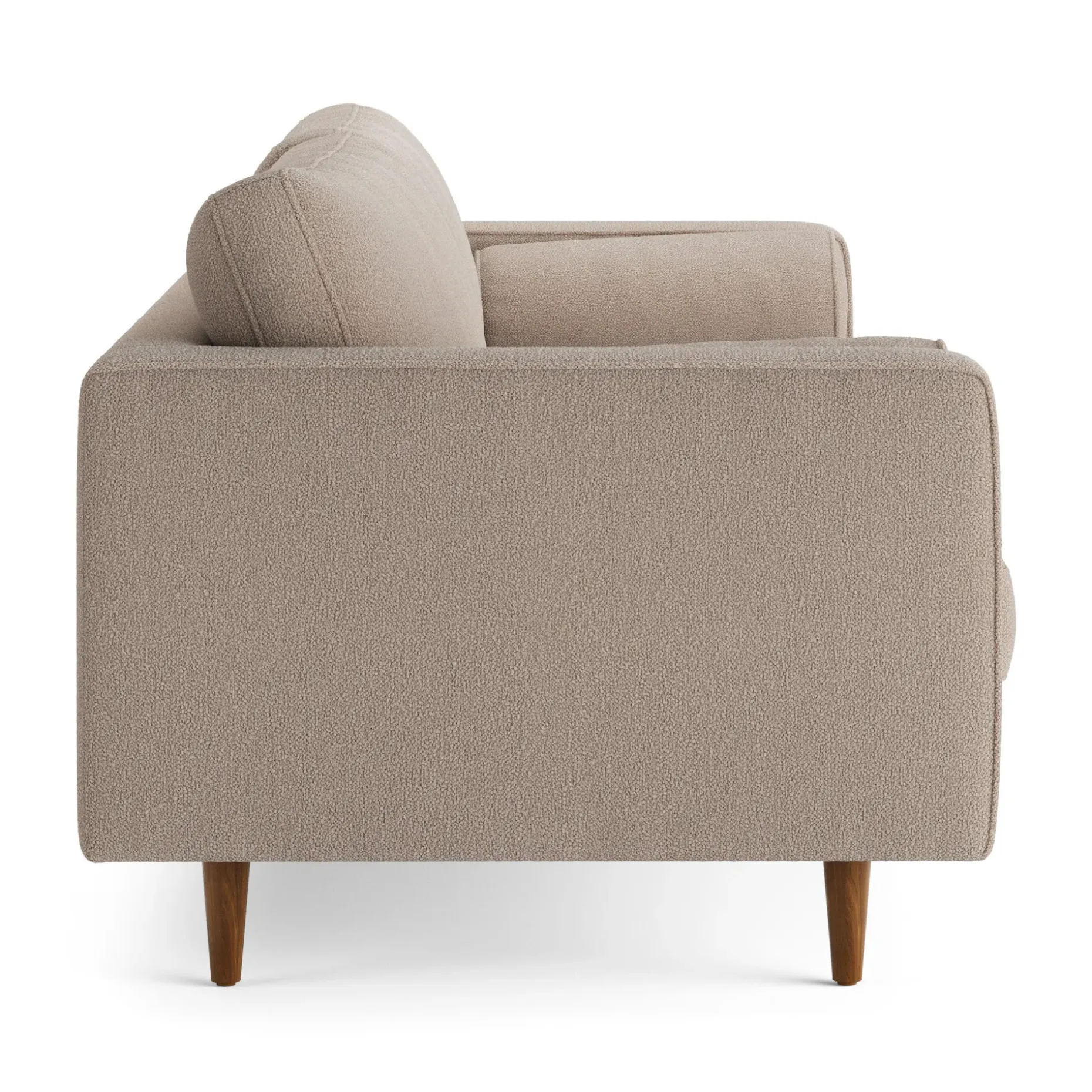 Sven 88" Tufted Sofa - Sandstone Wool Bouclé