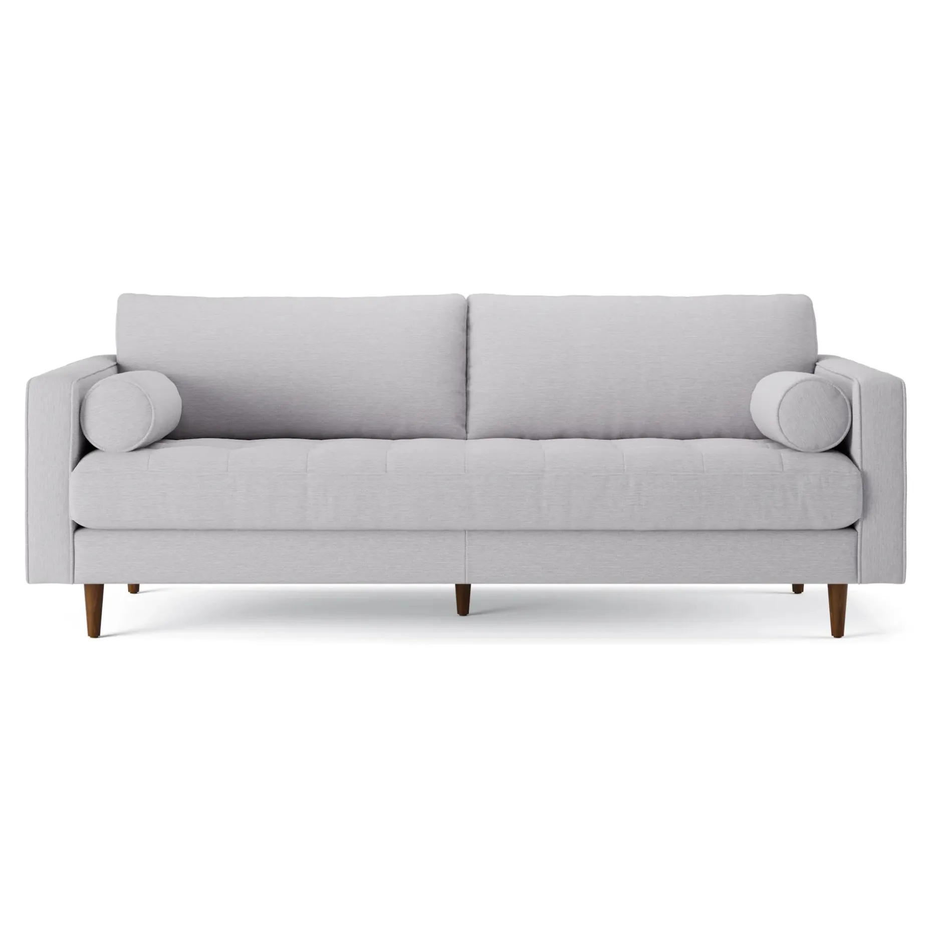 Sven 88" Tufted Sofa - Silver Ivory