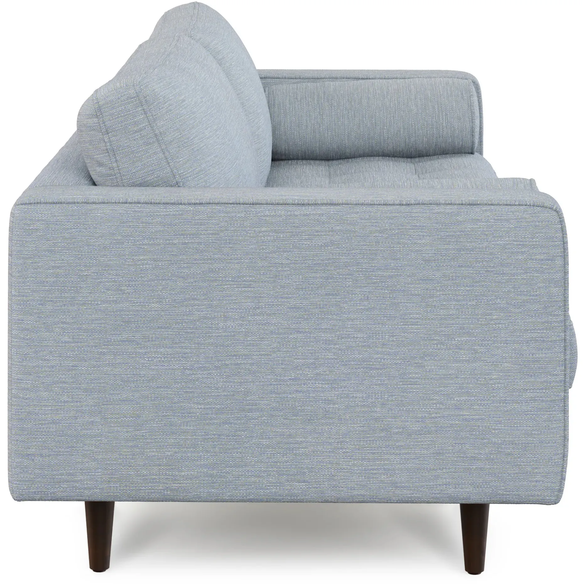 Sven 88" Tufted Sofa - Silver Light Blue