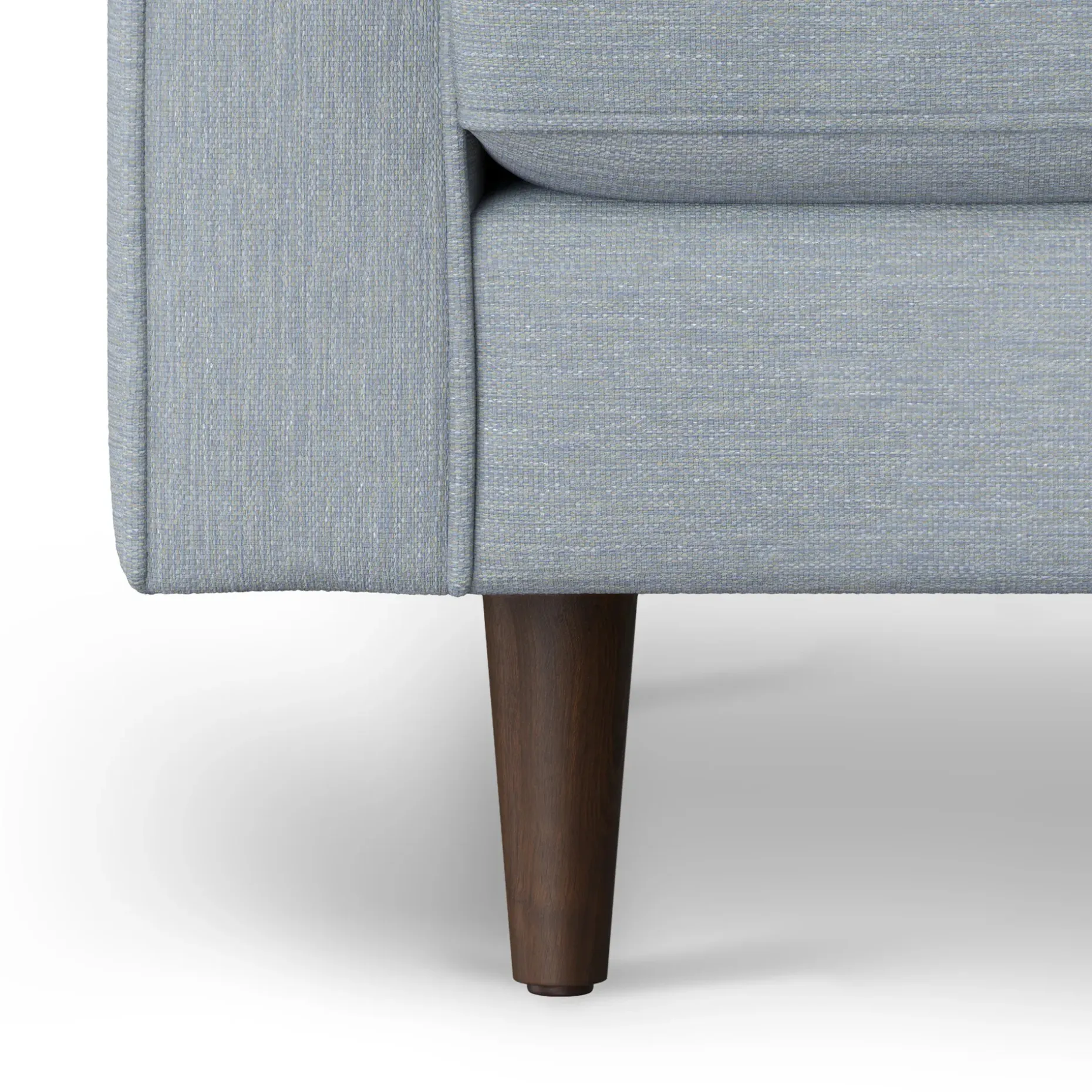 Sven 88" Tufted Sofa - Silver Light Blue