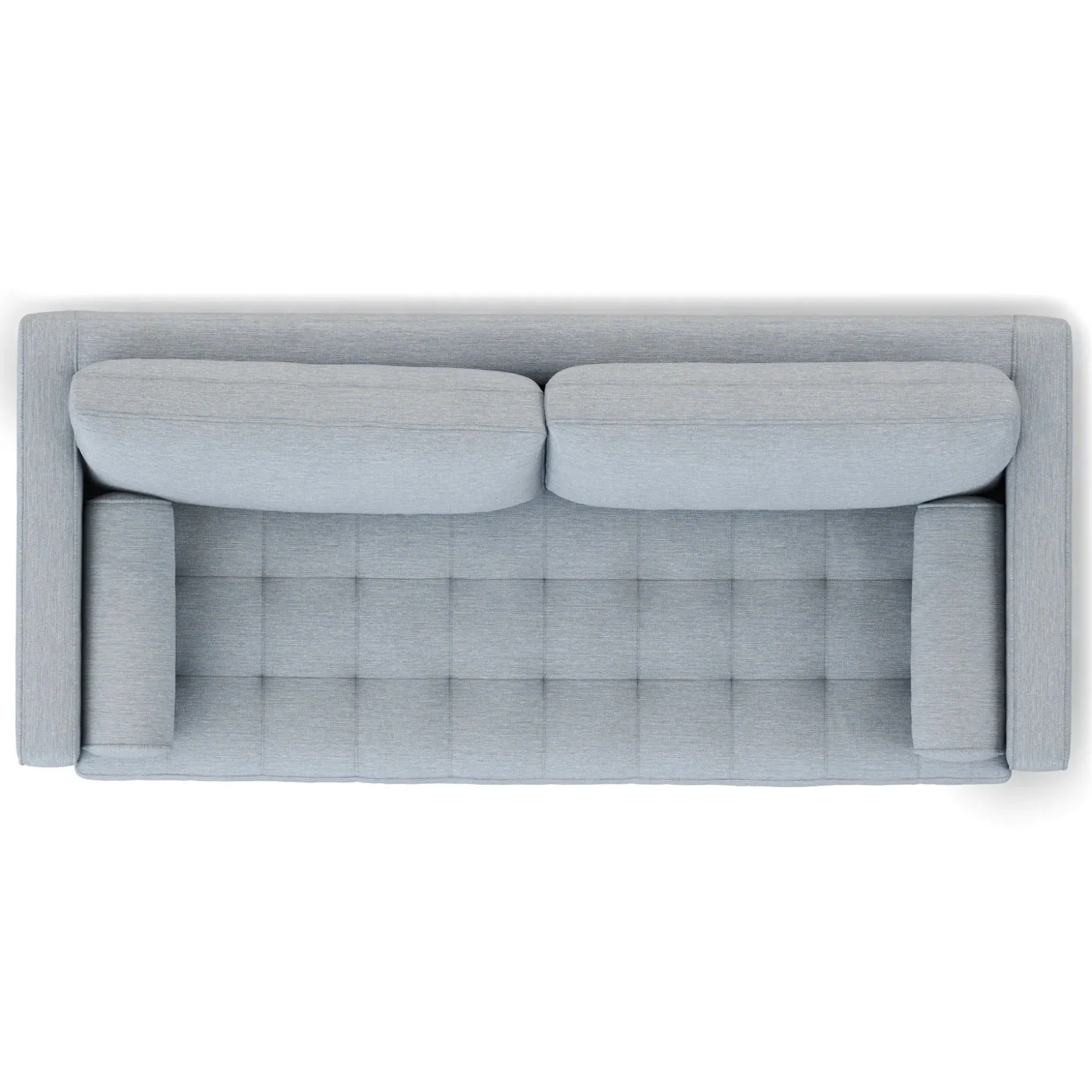 Sven 88" Tufted Sofa - Silver Light Blue