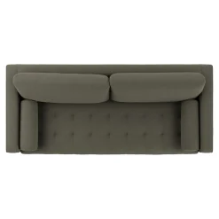 Sven 88" Tufted Sofa - Silver Moss