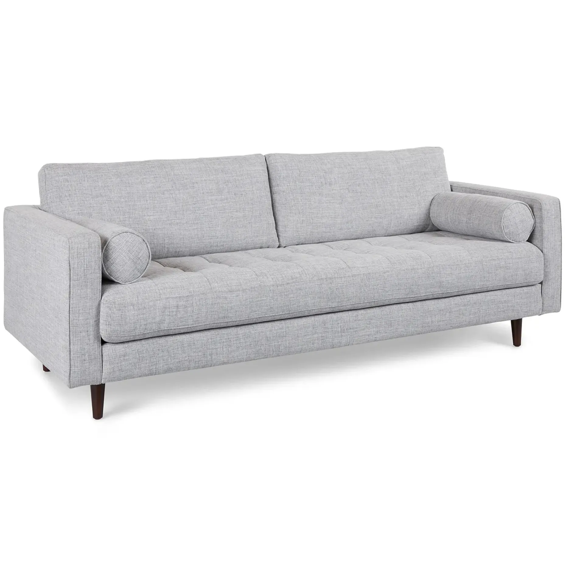 Sven 88" Tufted Sofa - Stone Gray