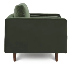 Sven 42" Tufted Velvet Lounge Chair - Plush Pacific Green
