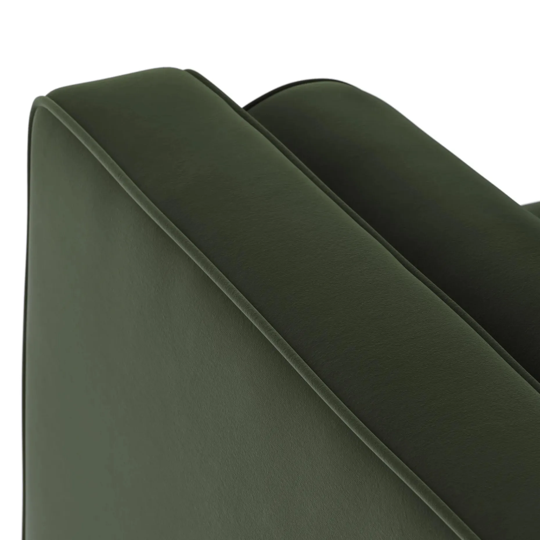 Sven 42" Tufted Velvet Lounge Chair - Plush Pacific Green
